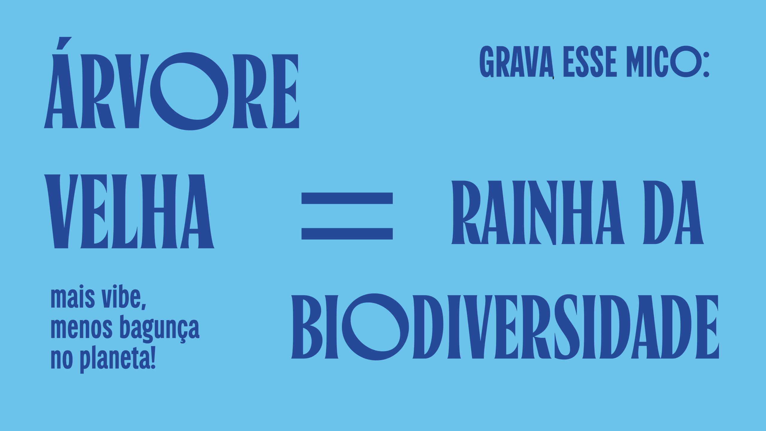 Grava esse mico: árvore velha = rainha da biodiversidade, mais vibe, menos bagunça no planeta!