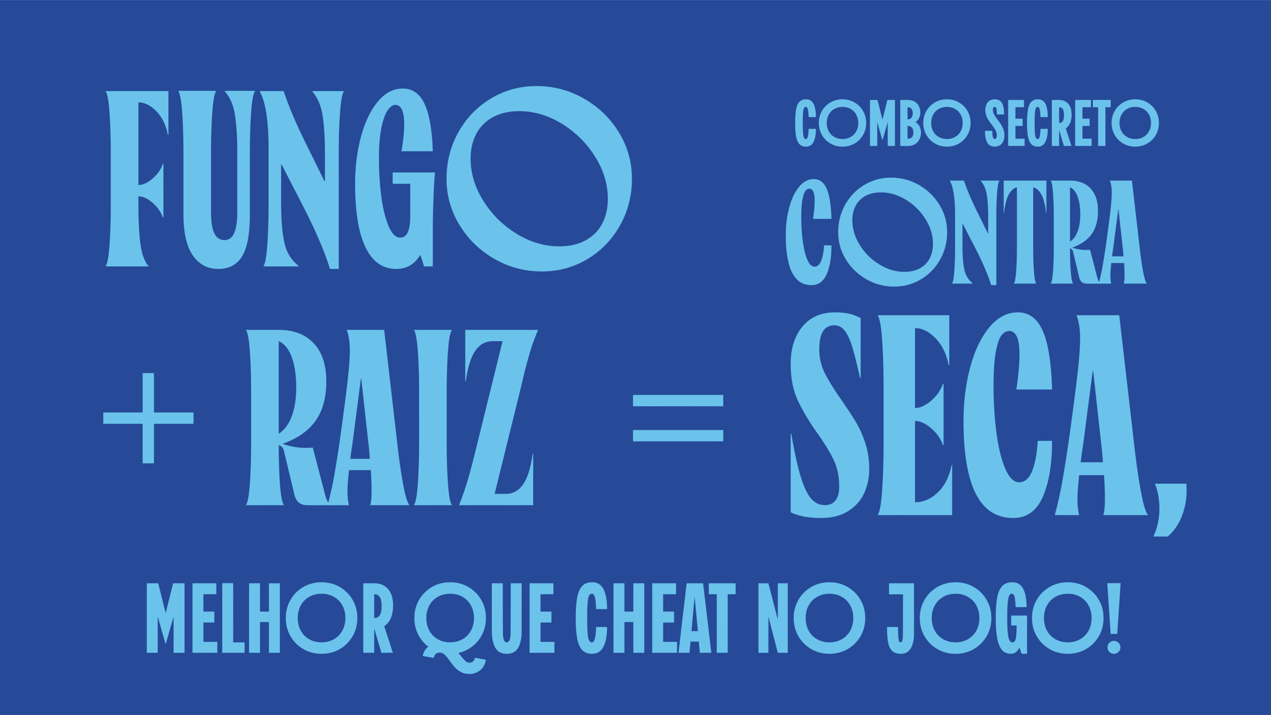 Fungo + raiz = combo secreto contra seca, melhor que cheat no jogo!